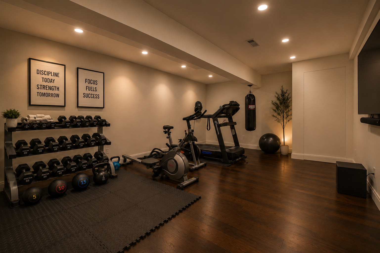Private home gym